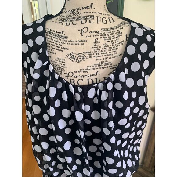 Signature Robbie Bee Womens Shift Dress Polka Dot - Picture 6 of 8